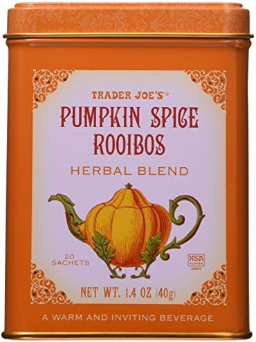 Trader Joe's Pumpkin Spice Rooibos Herbal Blend Beverage 20 sachets | Amazon (US)