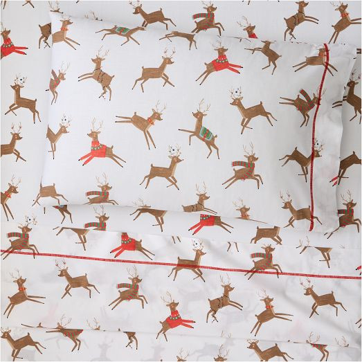 Reindeer Friends Sheet Set | West Elm (US)