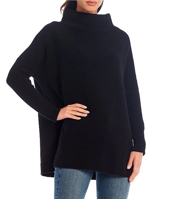Free People Ottoman Slouchy Oversize Mock Neck Long Sleeve Sweater | Dillard's | Dillard's