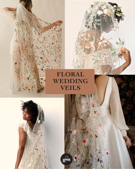 We love a colorful floral veil to add a gorgeous look for your wedding day! 

#LTKwedding #LTKunder100 #LTKstyletip