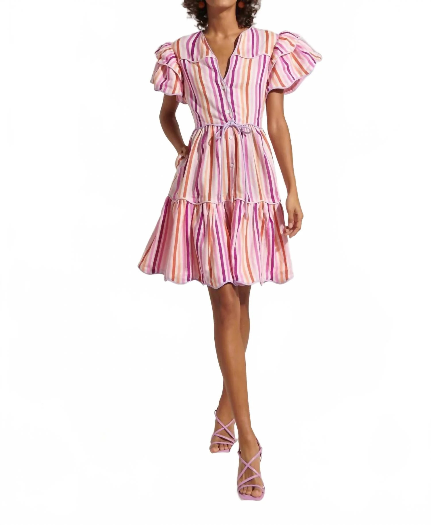 Baba Voyager Stripe In Pink Multi | Shop Simon