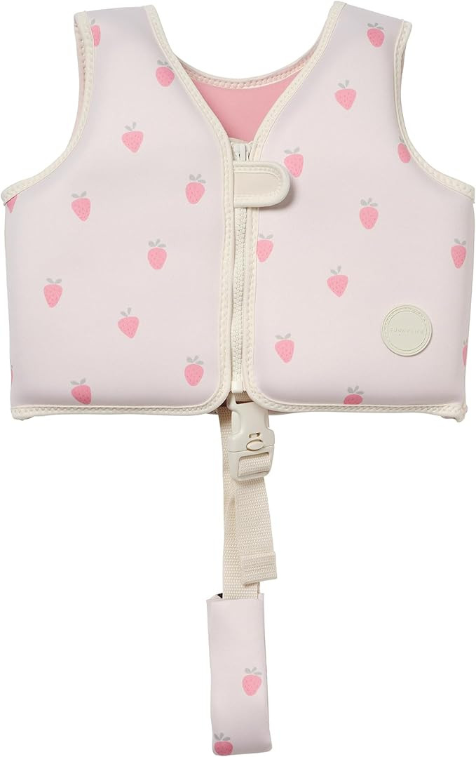 SUNNYLiFE Kids Swim Vest, Size 2-3, Strawberry Sunshine, EPE/Natural Rubber/Polyester, 14.57x12.8... | Amazon (US)