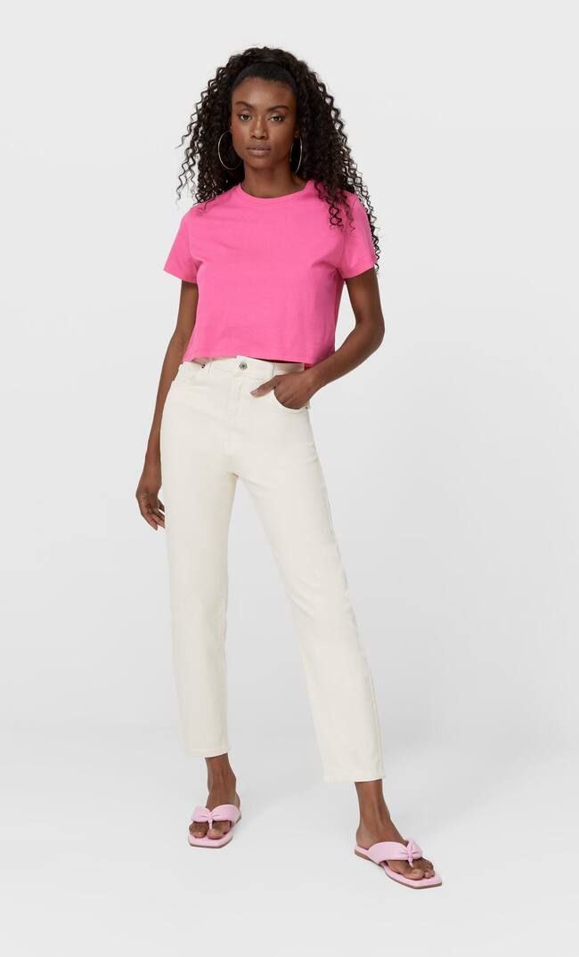 Slim fit mom jeans | Stradivarius (UK)