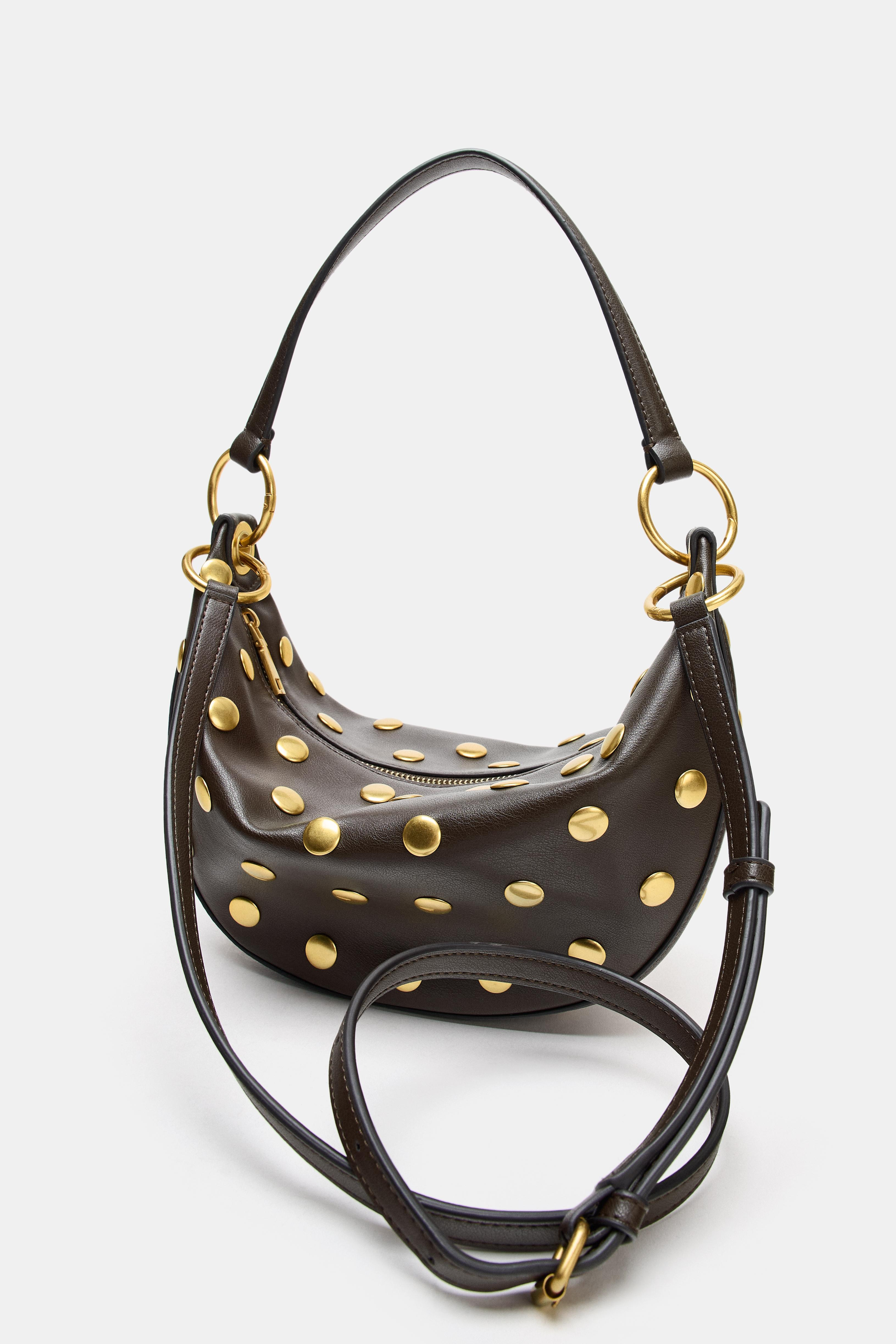 MULTI-POSITION STUDDED BAG | Zara US