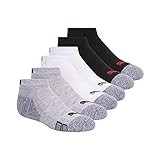 PUMA boys Puma Boys' 6 Pack Socks, Grey/Multi, 5-6.5 US | Amazon (US)