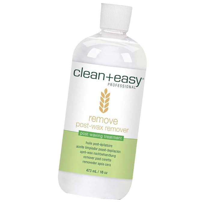Clean + Easy After Wax Remover – After Wax Care Oil with Wheat Germ, Post Waxing Cleanser for S... | Amazon (US)