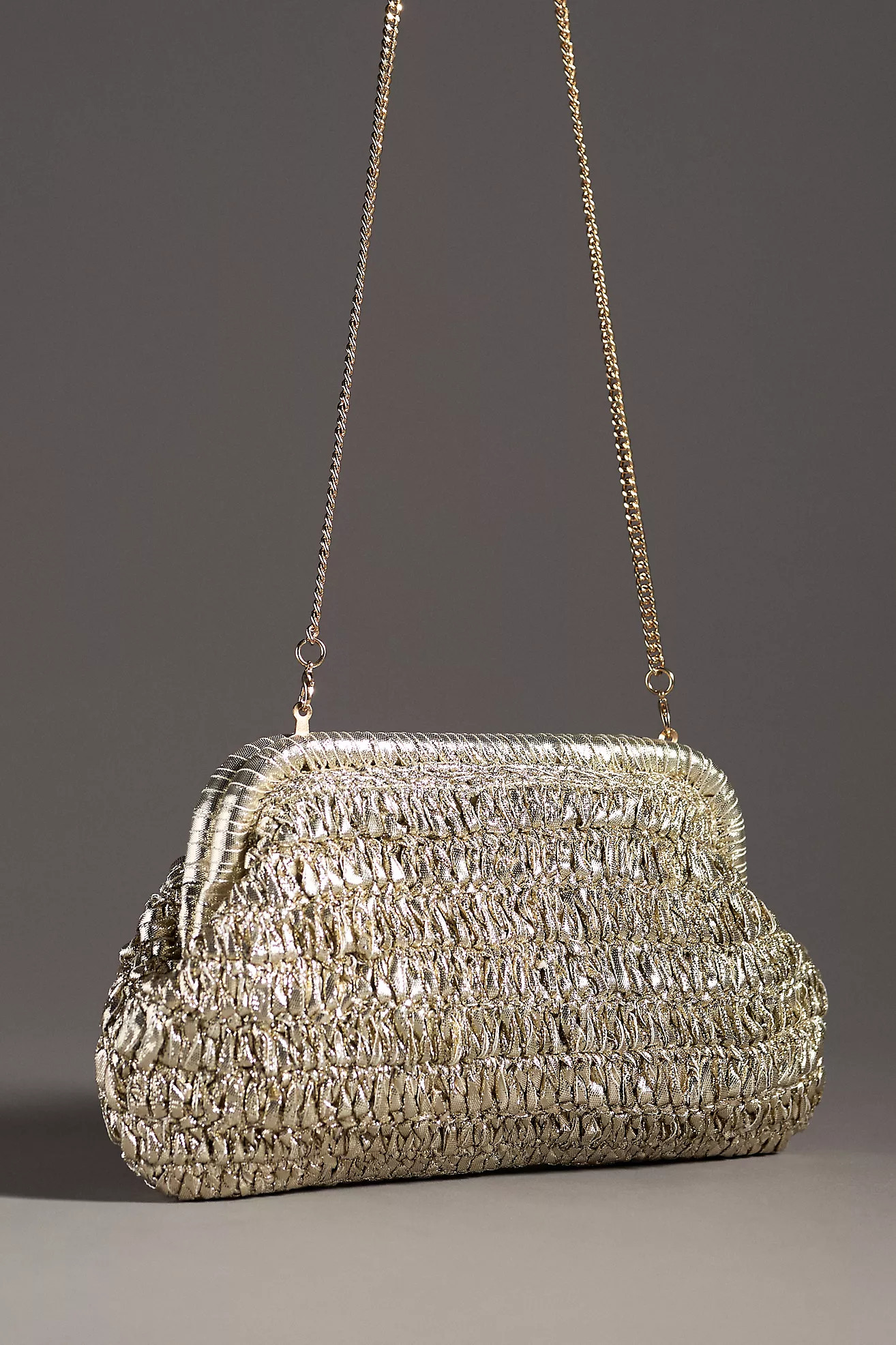 By Anthropologie Metallic Crochet Clutch | Anthropologie (US)