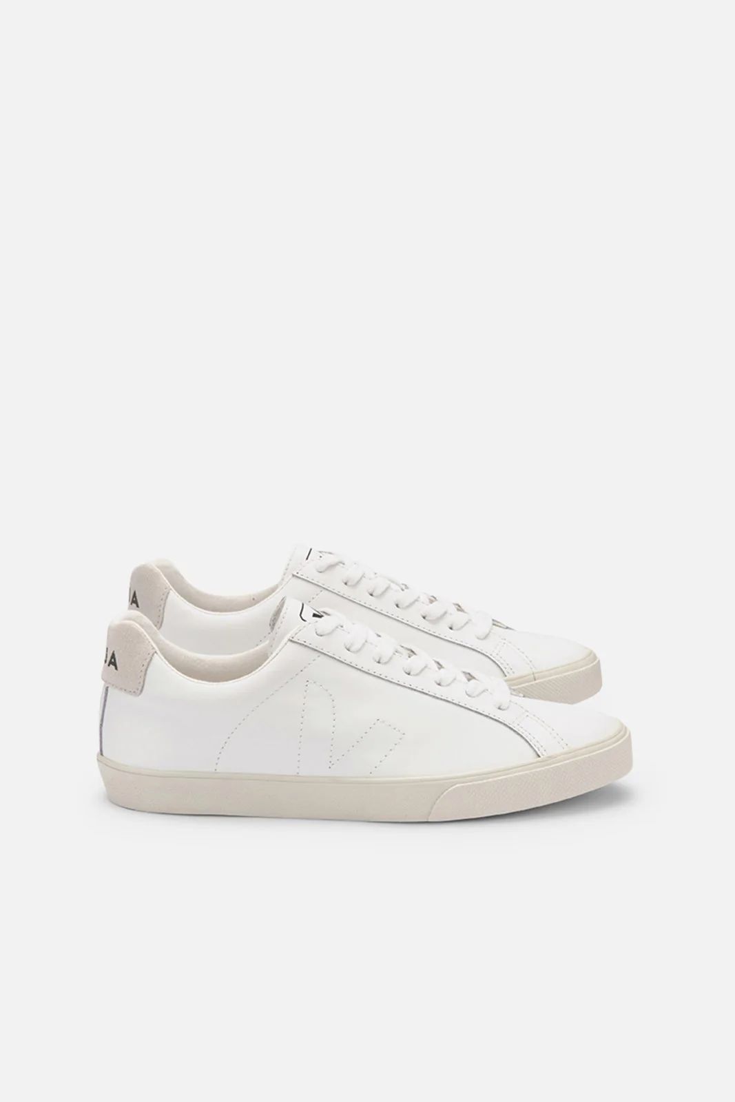 Veja Esplar Leather Low-top Sneakers in Extra White Bandier | Bandier