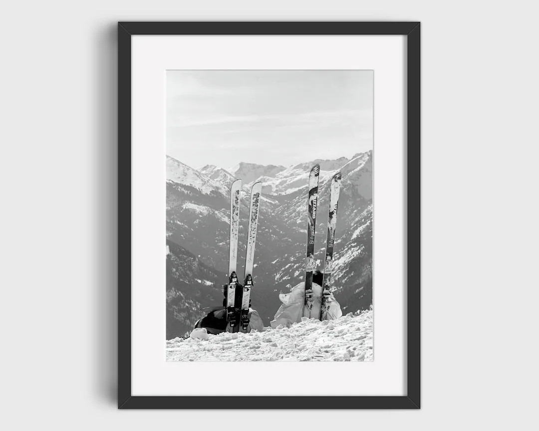 Vintage APRES SKI PHOTO Print - Vintage Ski Art, Ski Home Decor, Antique Ski, Ski Lodge Wall Deco... | Etsy (US)