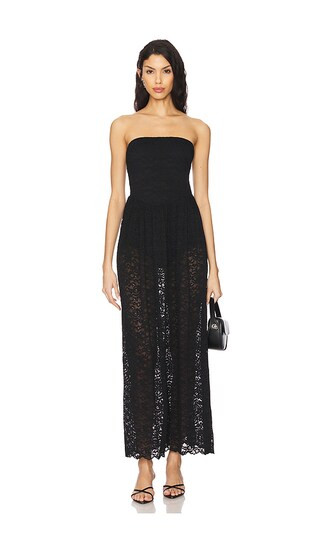 Show Me Your Mumu Diana Drop Waist Dress in Black. - size XS | Revolve Clothing (Global)