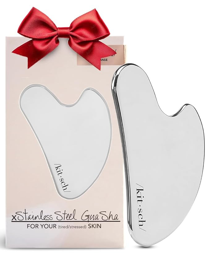 Kitsch Stainless Steel Gua Sha Facial Tools, Lymphatic Drainage Massager for Face, Chin & Jawline... | Amazon (US)