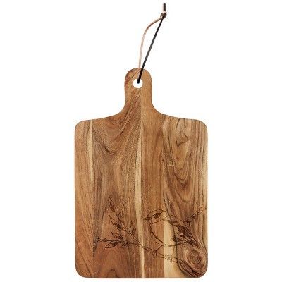 Park Designs Leaves Etched Wood Cutting Board | Target