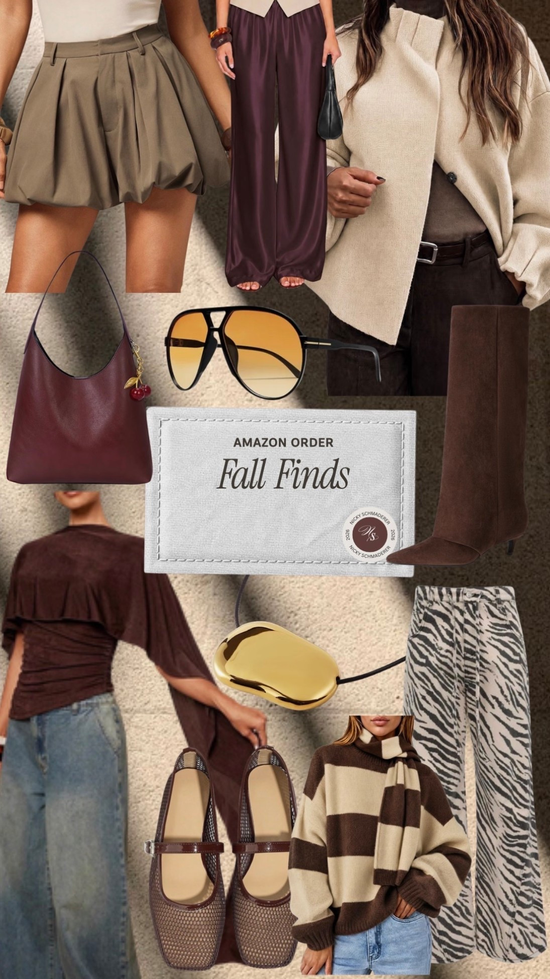 Amazon fall finds in fashion 
Burgundy 
Suede 
Zebra print 
Fall finds

#LTKootd #LTKSeasonal #LTKdayinmylife