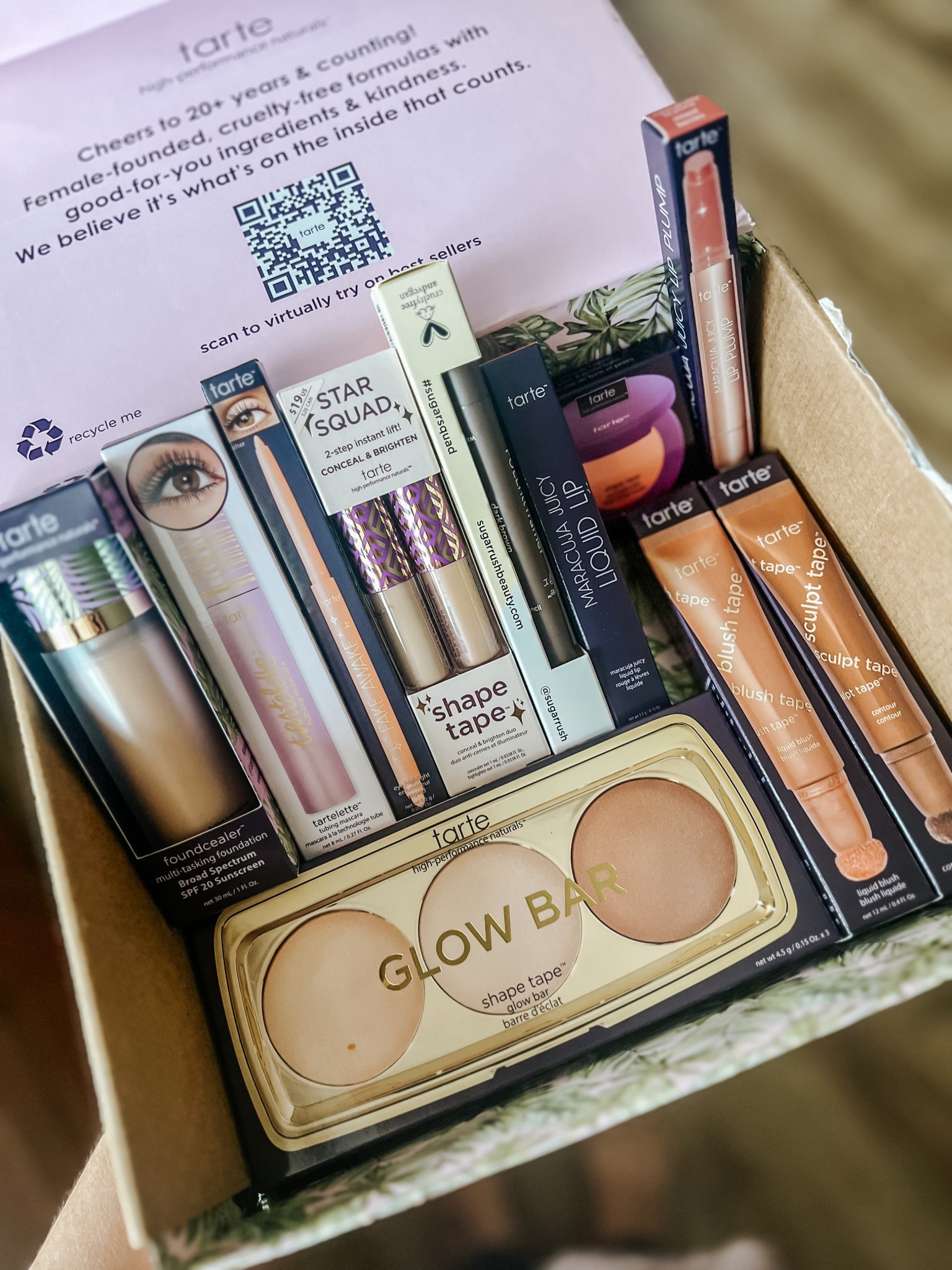 My recent Tarte haul! I grabbed some staples, as well as some new goodies to try! I love their products and as you can see, most of my daily routine is Tarte! 

#LTKmomlife #LTKselfcare #LTKBeauty