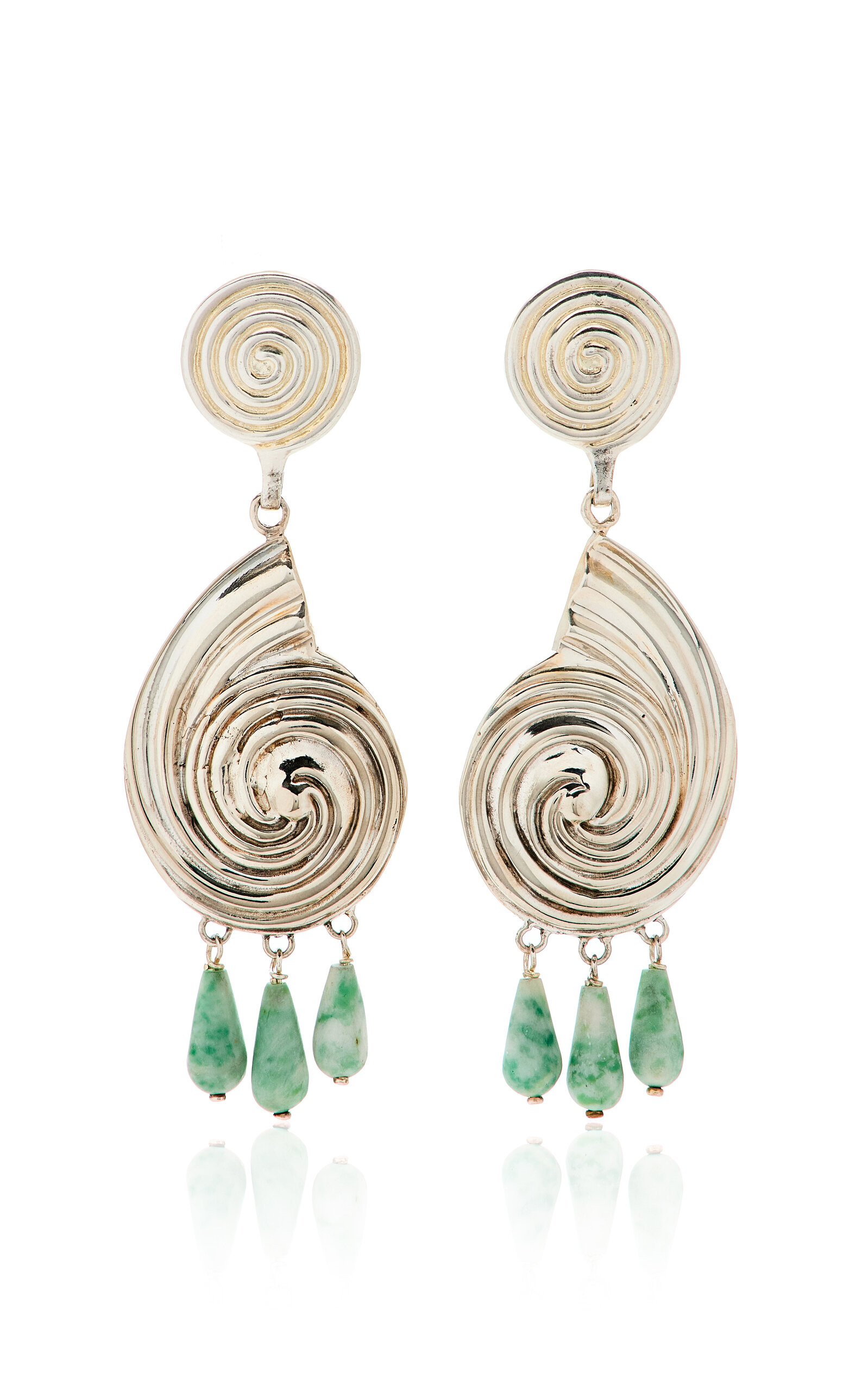 Exclusive Riviera Eliza Sterling Silver Turquoise Earrings | Moda Operandi (Global)