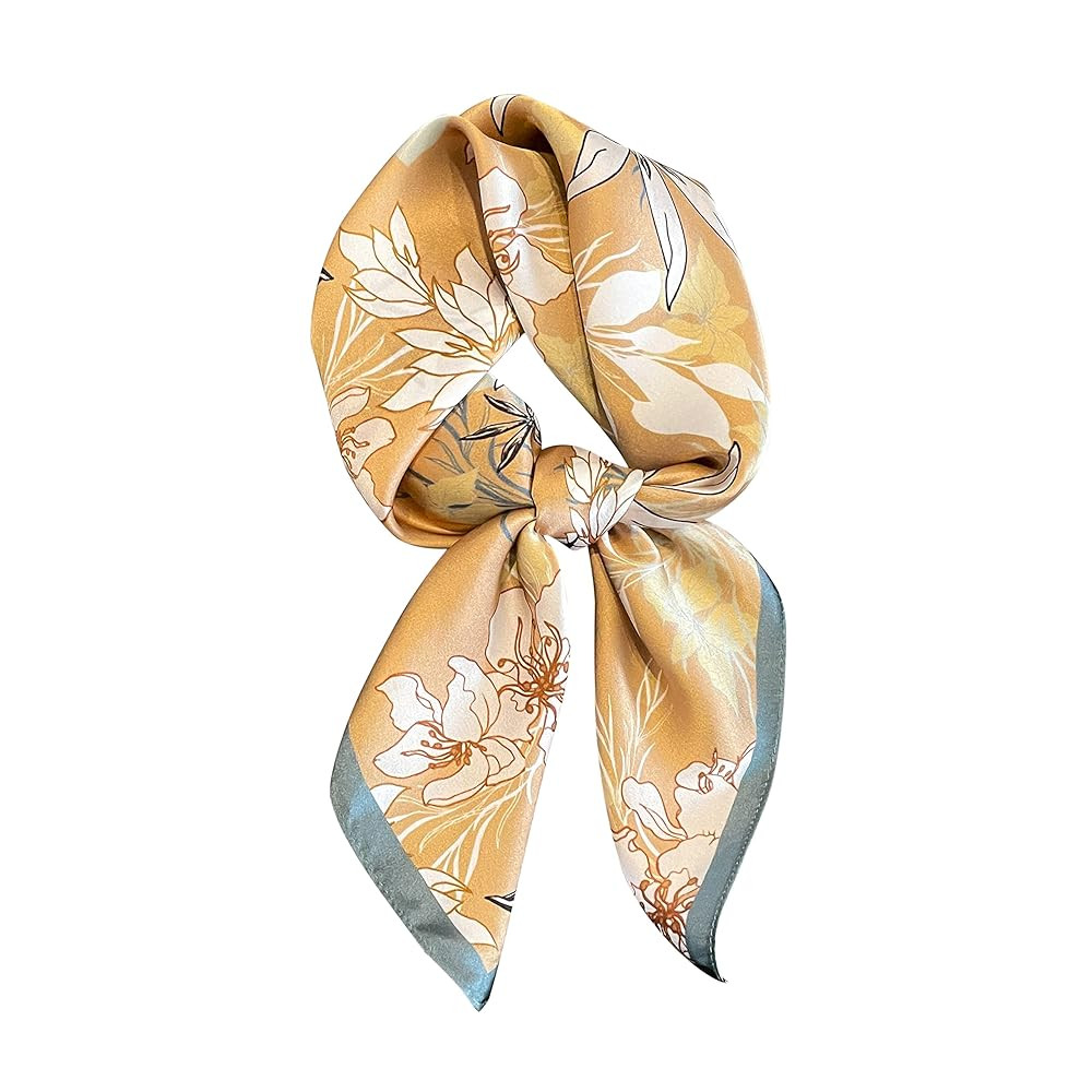 MEISEE 100% Pure Mulberry Silk Scarf 27"'x27(in) Square Scarf Head Scarf Neck scarf Headscarf for... | Amazon (US)