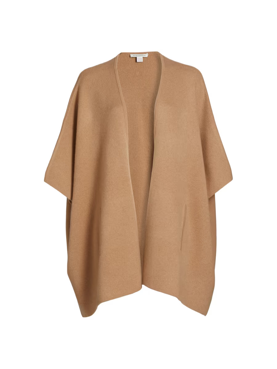 Sofia Cashmere Cashmere Double-Knit Cape | Saks Fifth Avenue | Saks Fifth Avenue