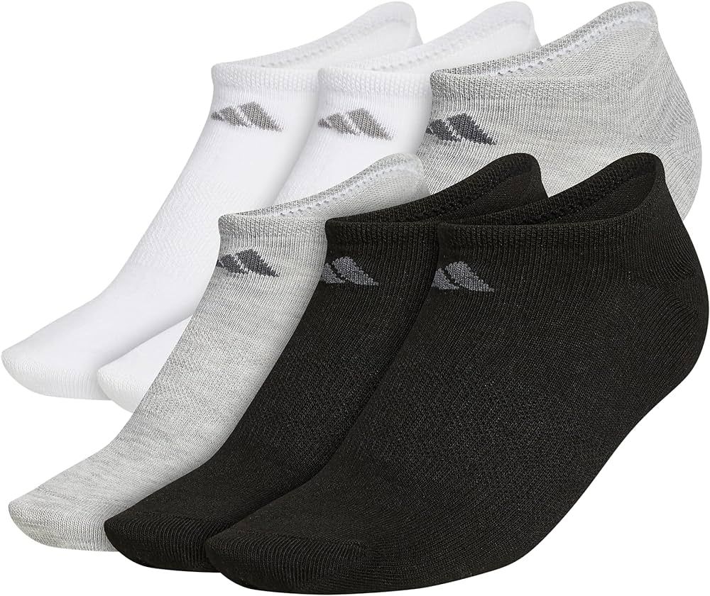 adidas womens Superlite No Show Socks (6-pair) | Amazon (US)