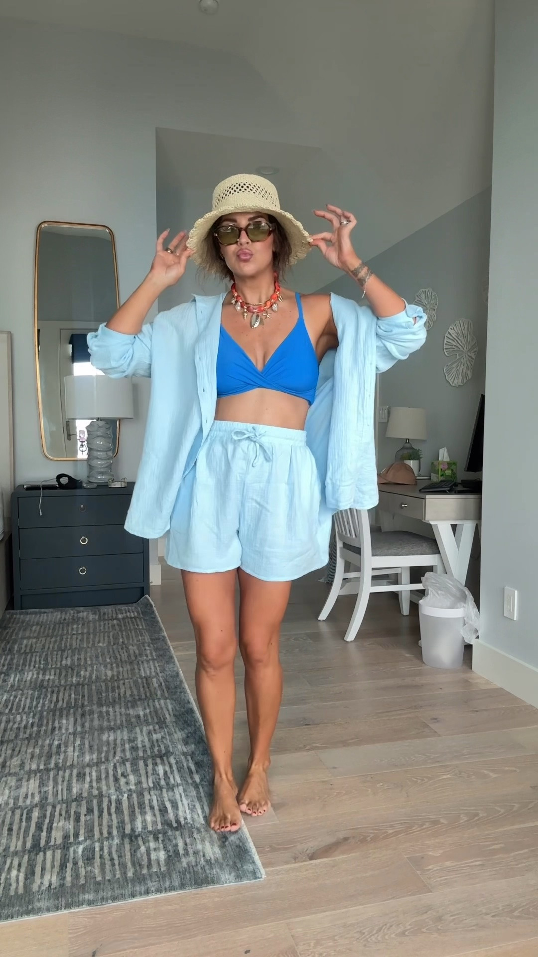 I cannot tell you how much I loved this! It looked so cute, chased kids, I felt fully covered while also not being sweaty hot!
Set: XL
Swimsuit: large

#LTKMidsize #LTKTravel #LTKSwim

#LTKootd #LTKMidsize #LTKSwim