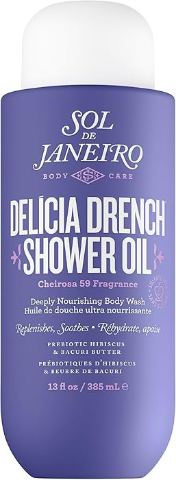 Sol de Janeiro Delicia Drench Shower Oil | Deeply Nourishing Body Wash | Amazon (US)