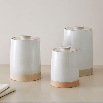 Mill Ceramic Kitchen Canisters | West Elm (US)