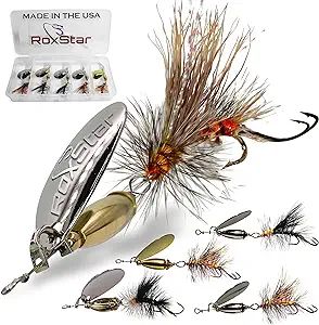 RoxStar Fly Strikers Proven Nationwide to Out-Fish Any Spinner | Hand-Tied in The USA | Most Vers... | Amazon (US)