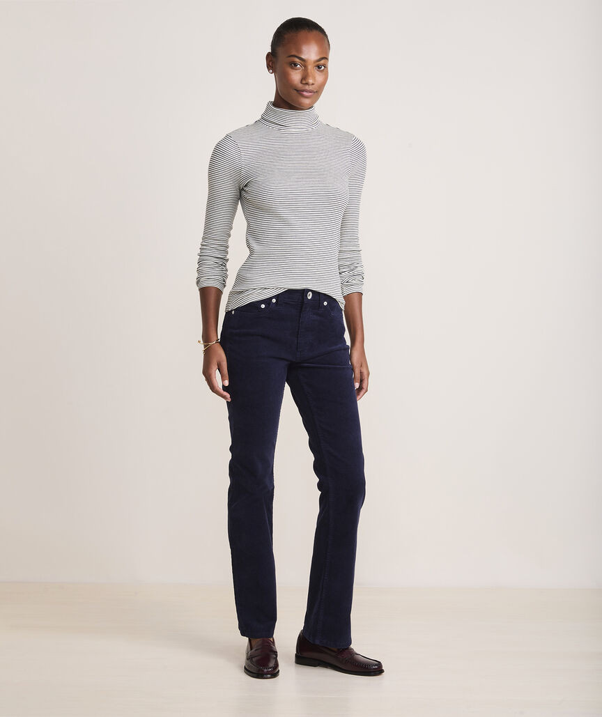 Heritage Ribbed Turtleneck | vineyard vines