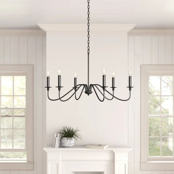 Ableton 6 - Light Candle Style Chandelier | Wayfair North America