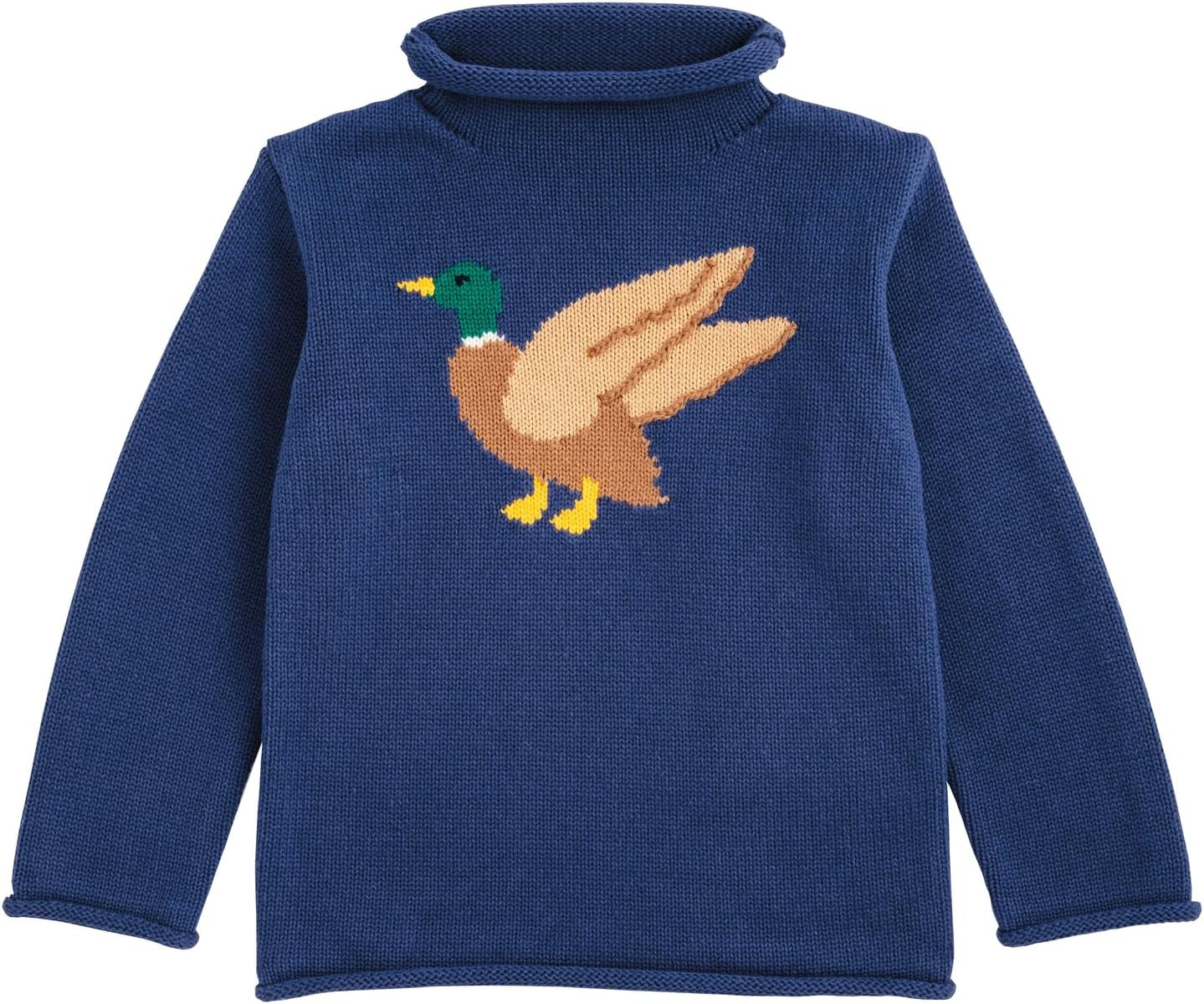 Mud Pie Toddler Boy Duck Rollneck Sweater | Amazon (US)