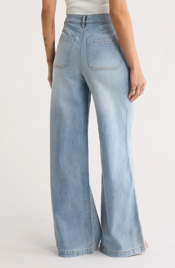 Patch Pocket Flare Jeans | Nordstrom Rack