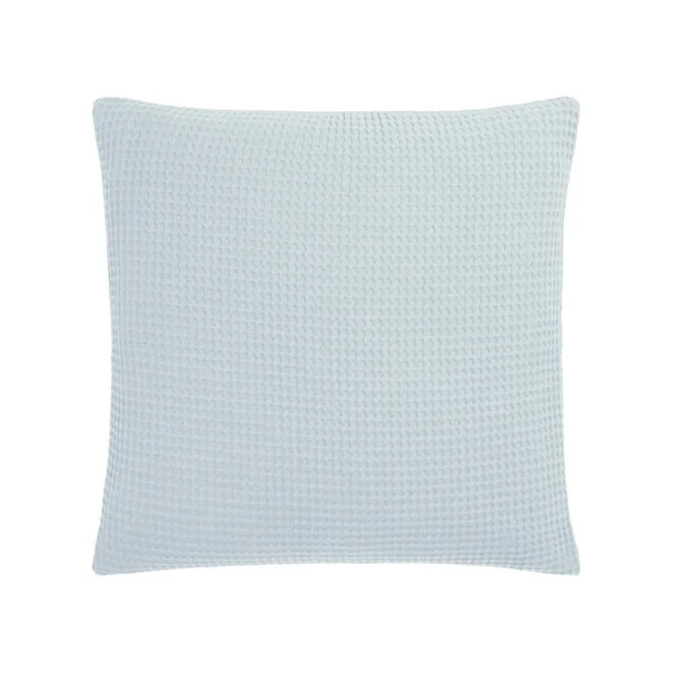Gap Home Washed Waffle Decorative Square Throw Pillow Light Blue 18" x 18" - Walmart.com | Walmart (US)