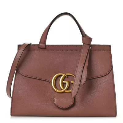 FASHIONPHILE Gucci Calfskin Small GG Marmont Top Handle Bag Rosy Phard -FINAL SALE NO RETURNS | Belk