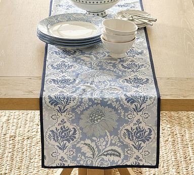 Kravet Solaria Cotton Table Runner | Pottery Barn (US)