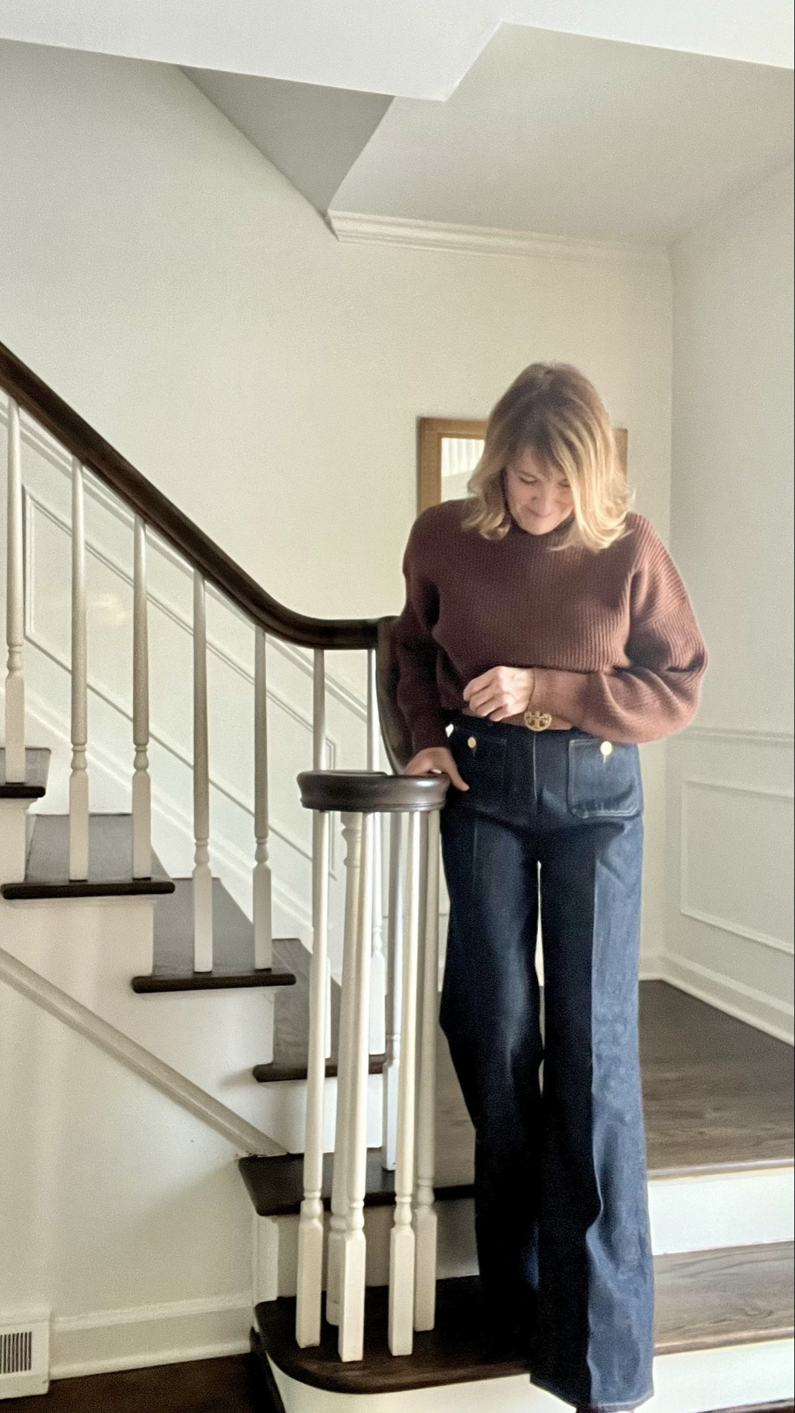 Another wide leg Jean styled for two seasons- wear it now and into spring.  This is a beautiful trouser!!!!

#LTKjeans
#widelegjeans


#LTKstyletip