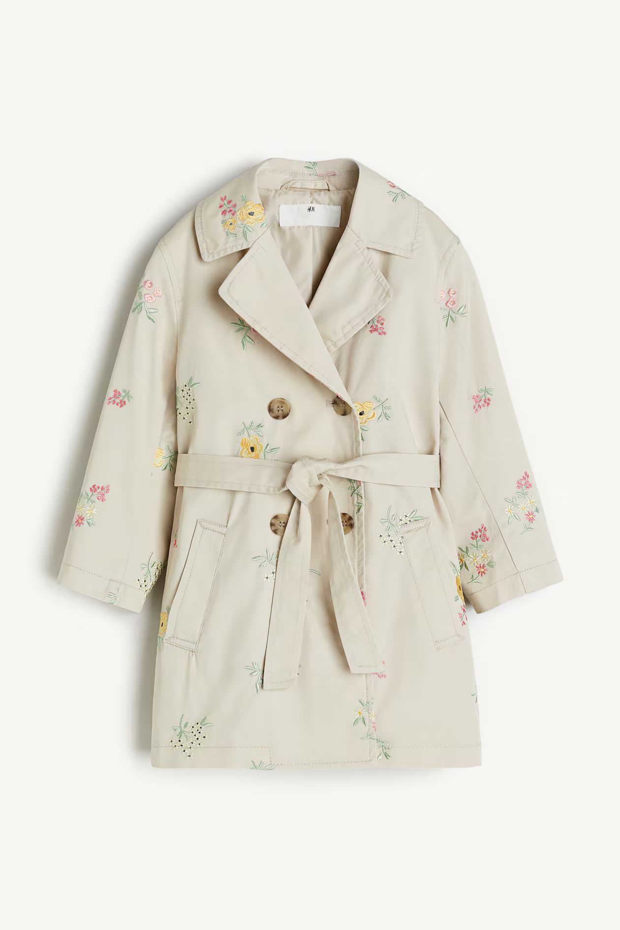 Embroidered Trench Coat | H&M (US + CA)