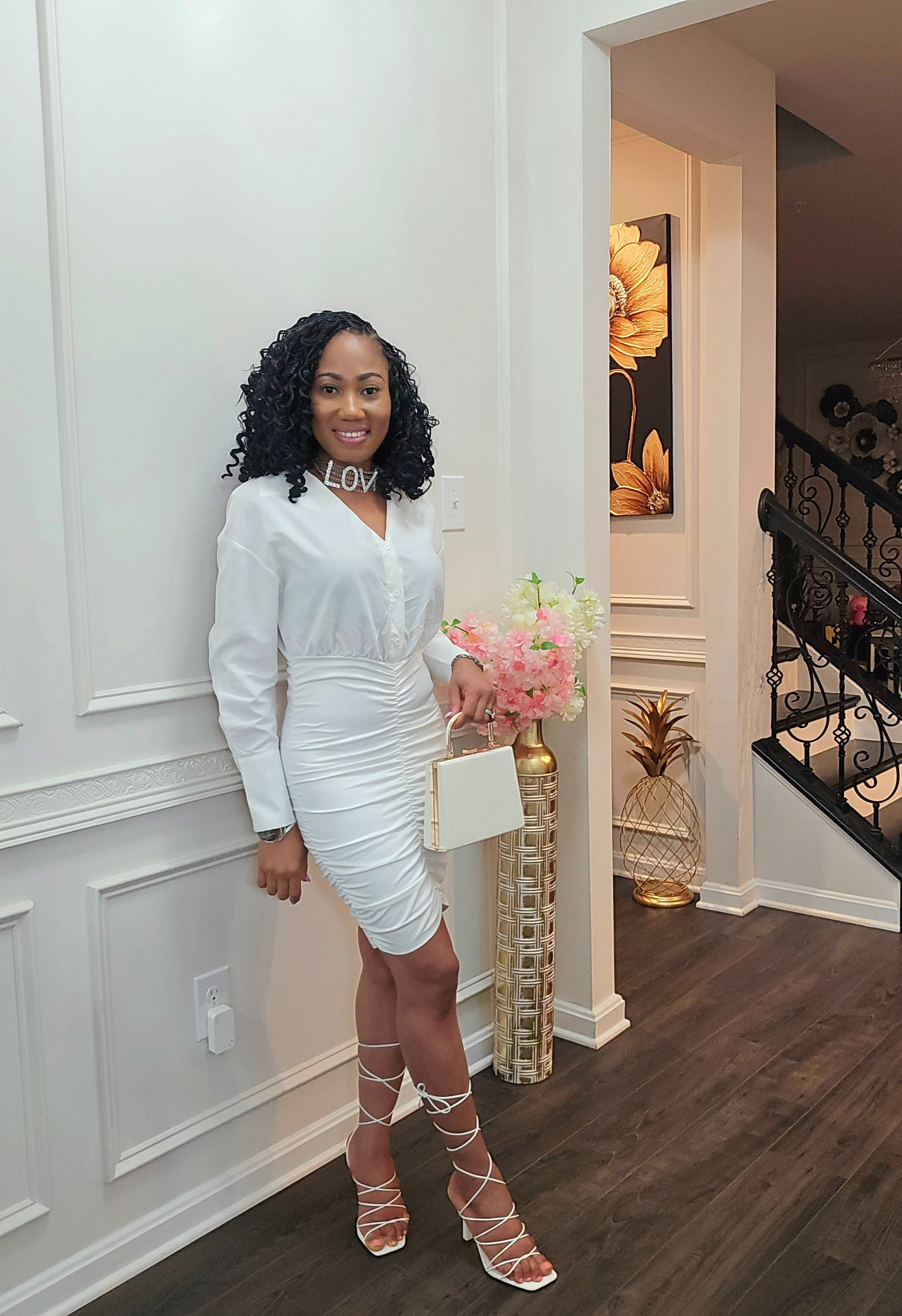 All-white spring outfit 

#LTKstyletip #LTKfindsunder50 #LTKshoecrush