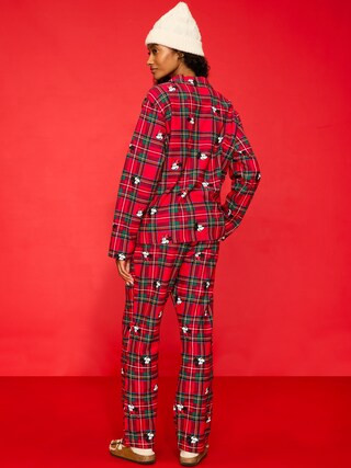 Old Navy x Disney Mickey Mouse & Friends Printed Flannel Pajama Set for Women | Old Navy (CA)