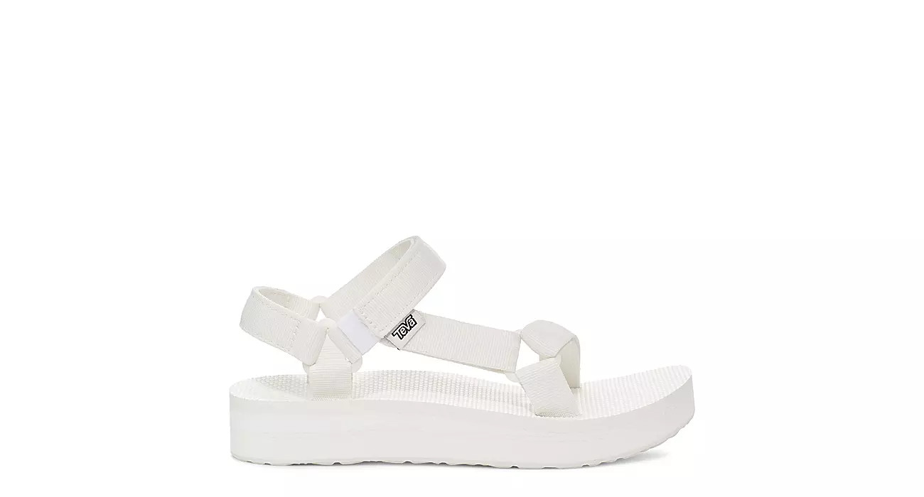 Teva Womens Midform Universal Platform Outdoor Sandal - White | Rack Room Shoes