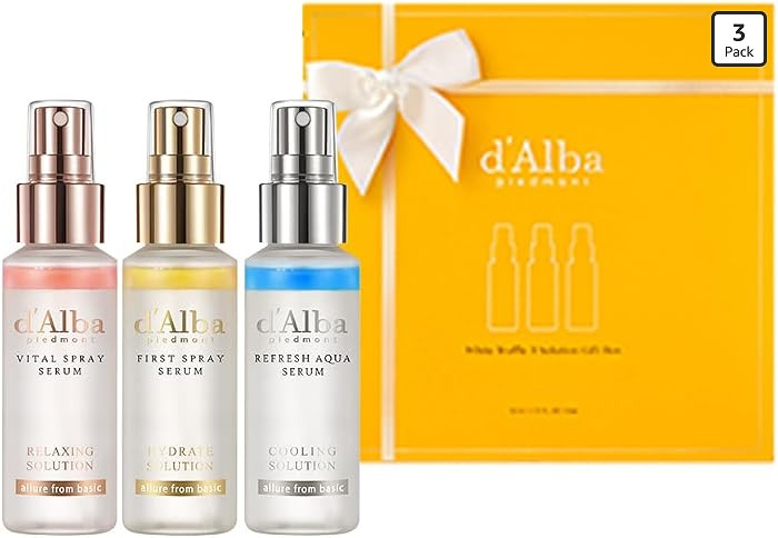 d'Alba Official White Truffle Spray Serum, 3 Solutions, Mother's Day, Gift Set (1.76 fl oz (52 ml... | Amazon (US)