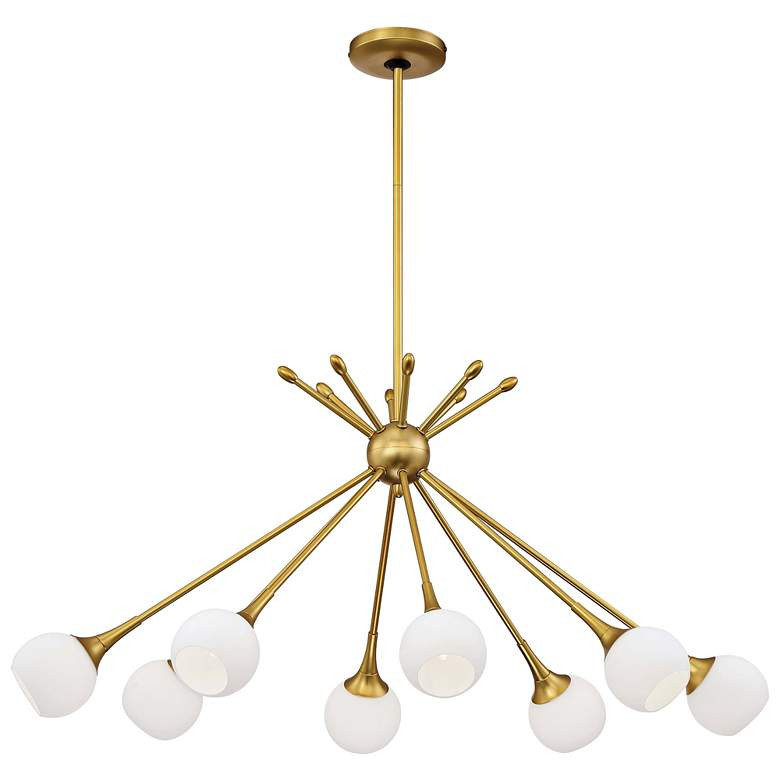 Pontil 36 1/2"W Honey Gold Kitchen Island Light Chandelier | Lamps Plus