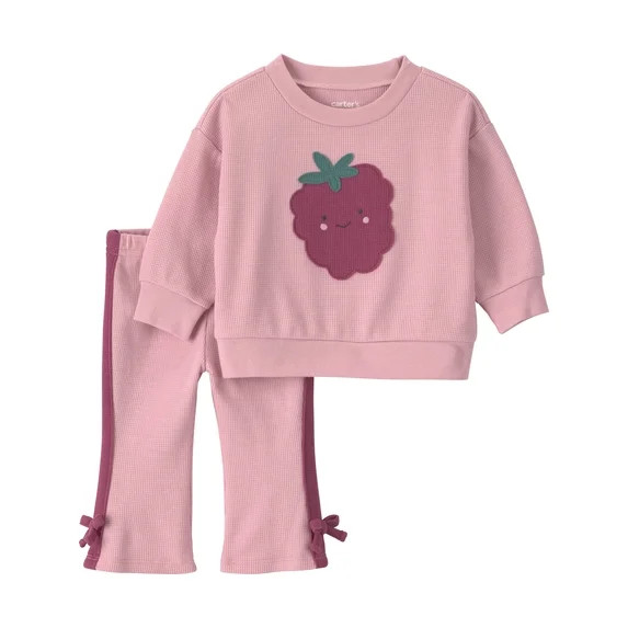 Carter's Child of Mine Baby Girl Outfit Set, 2-Piece, Sizes 0/3-24 Months | Walmart (US)
