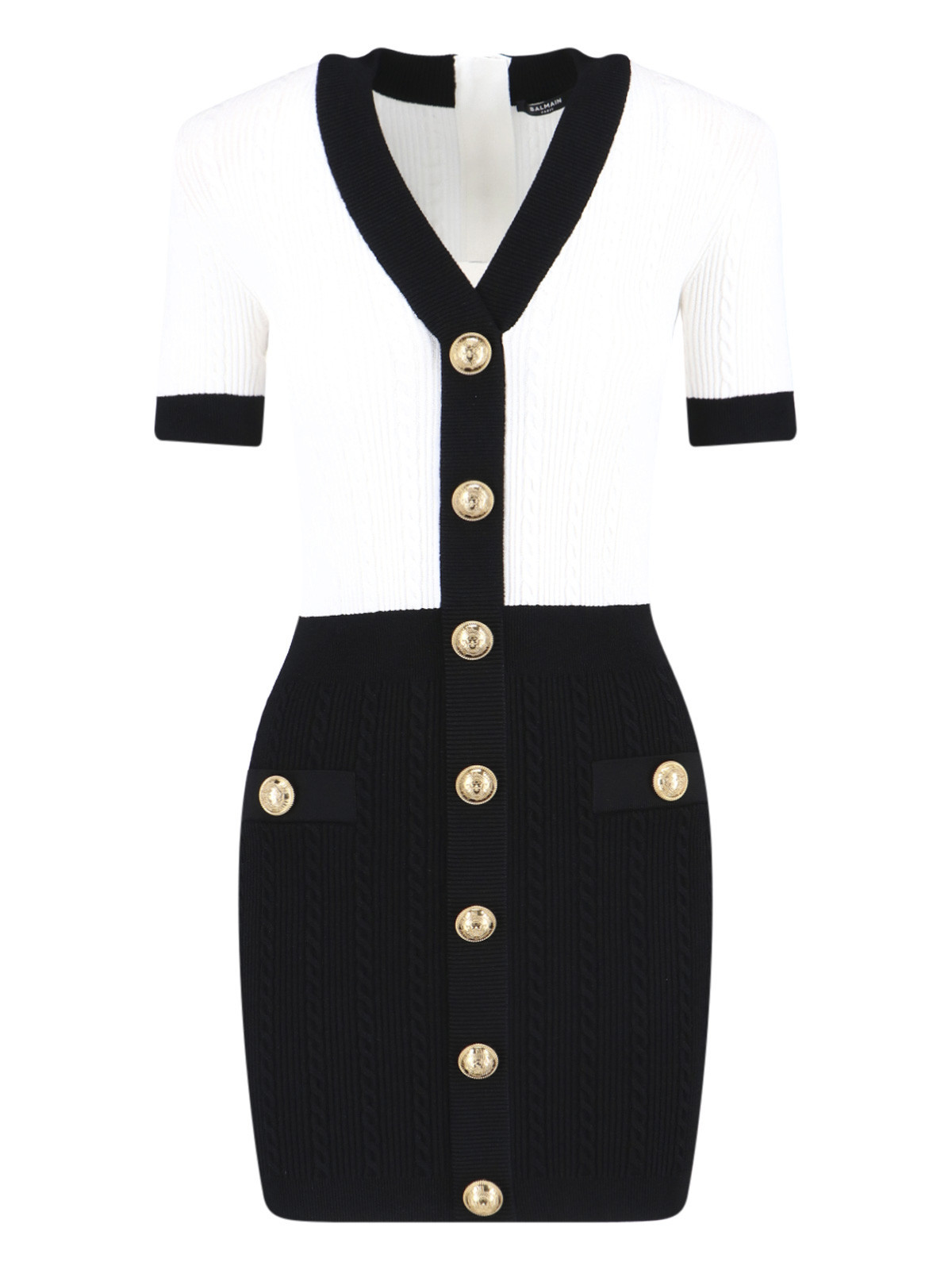 Balmain Dresses Black Viscose - Women | Italist.com US