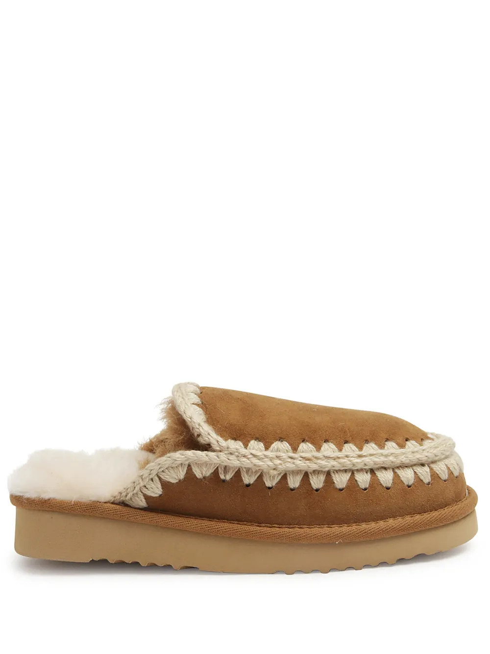 Mou Eskimo Slippers | Brown | FARFETCH | Farfetch Global