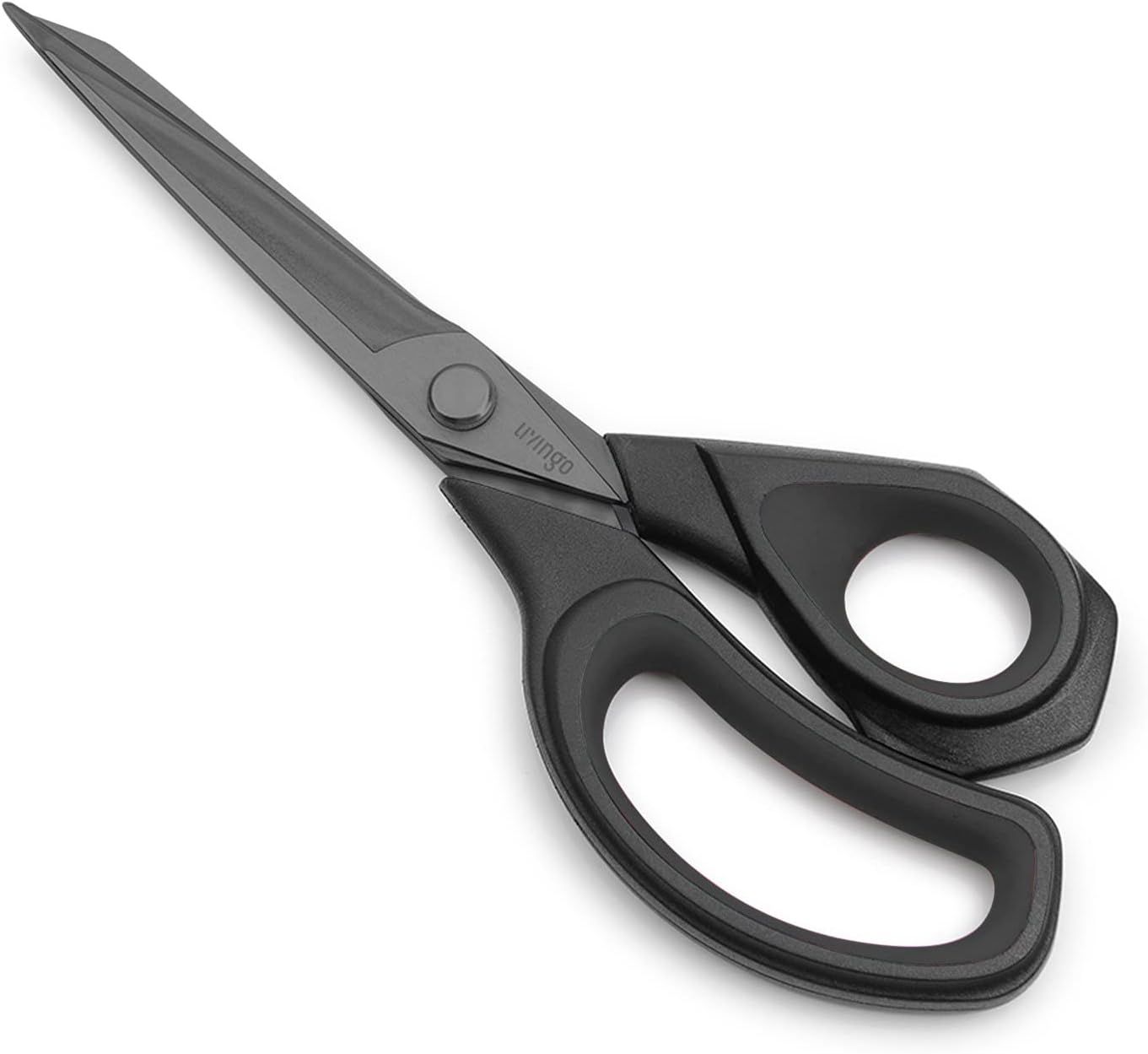 LIVINGO 9.5” Sharp Fabric Scissors, All Purpose Heavy Duty Titanium Coated Premium Forged Stain... | Amazon (US)