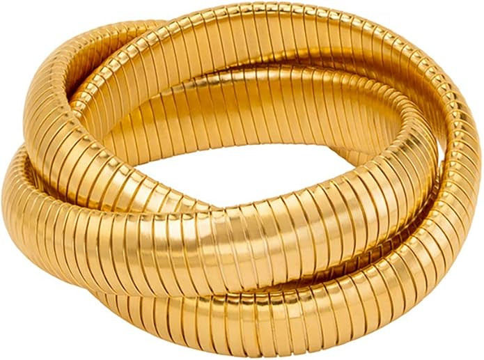 JANIS BY JANIS SAVITT Triple Cobra™ Bracelet -1 1/2" Width | Amazon (US)