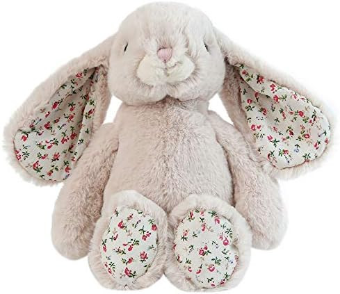 Dilly dudu Blossom Bunny Rabbit Stuffed Animal Plush Toy Best Gifts 10-Inch（Beige） | Amazon (US)