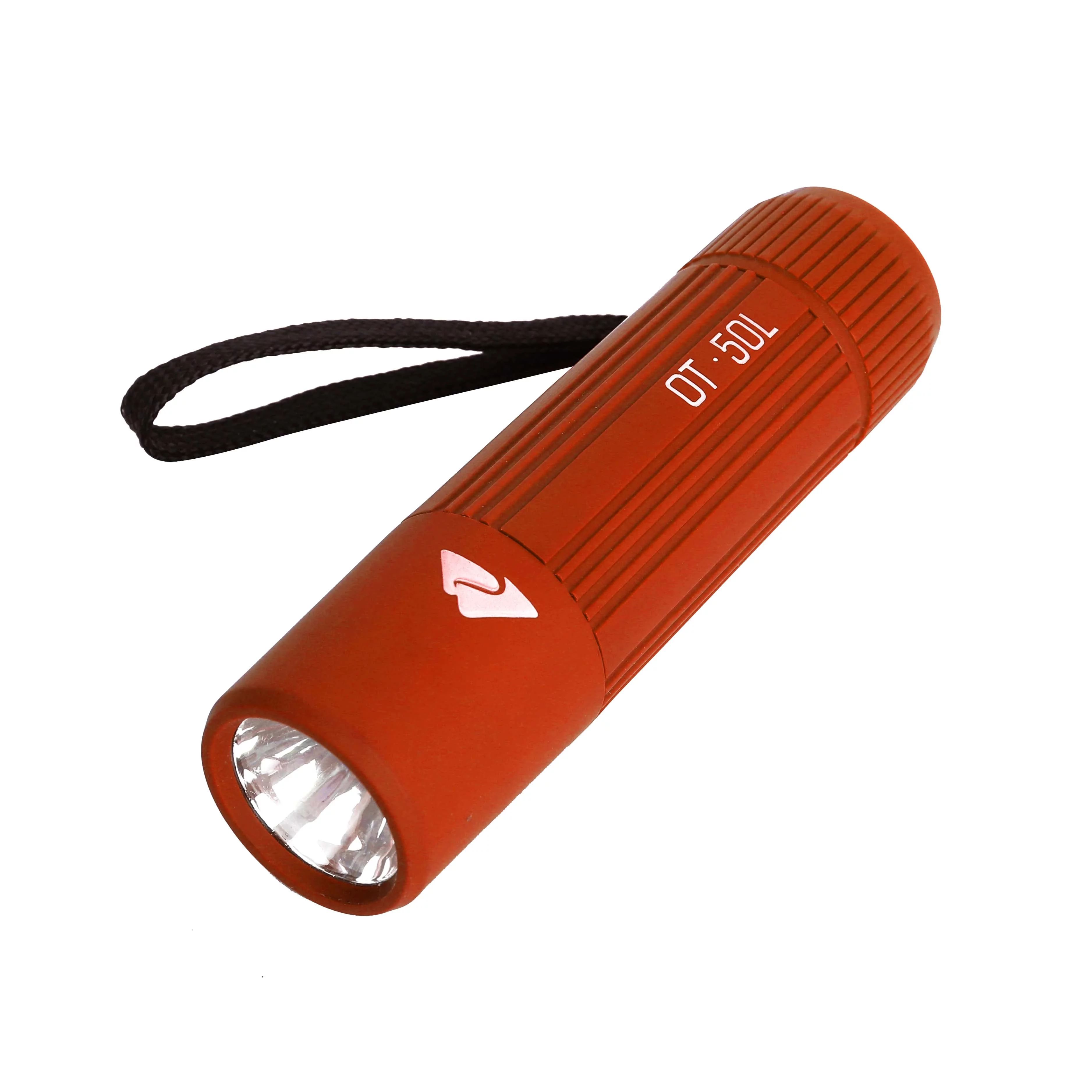 Ozark Trail Single Mini Flashlight, Handheld LED, 50 Lumens, 3 AAA Batteries, Red | Walmart (US)