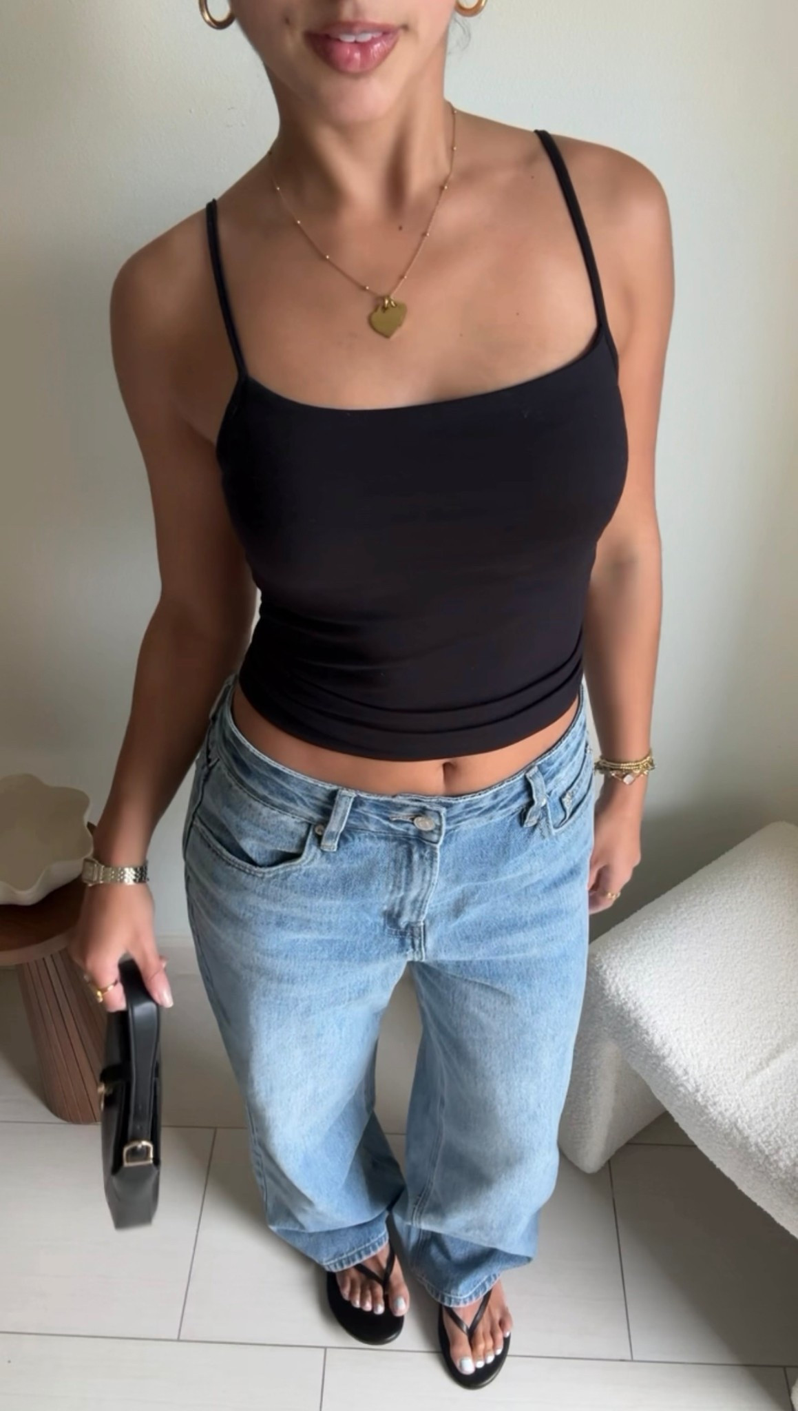 Top size S, pants US4