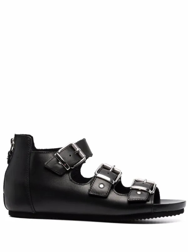 Scorpions triple-buckle leather sandals | Farfetch (UK)