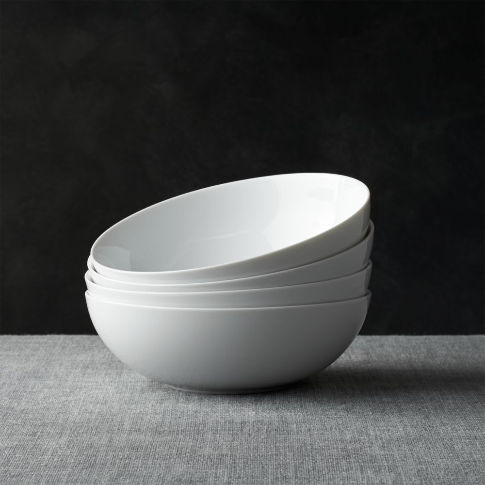 Set of 4 Bistro 8" Bowls | Crate & Barrel